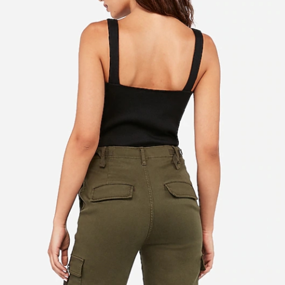 Express Ribbed Square Neck Tank NWT - Picture 4 of 4